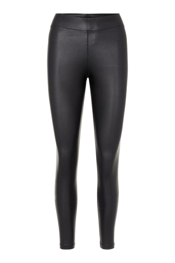 Pieces Curve - Pcnew Shiny Leggings Qx - 3613932 Black Bukser 