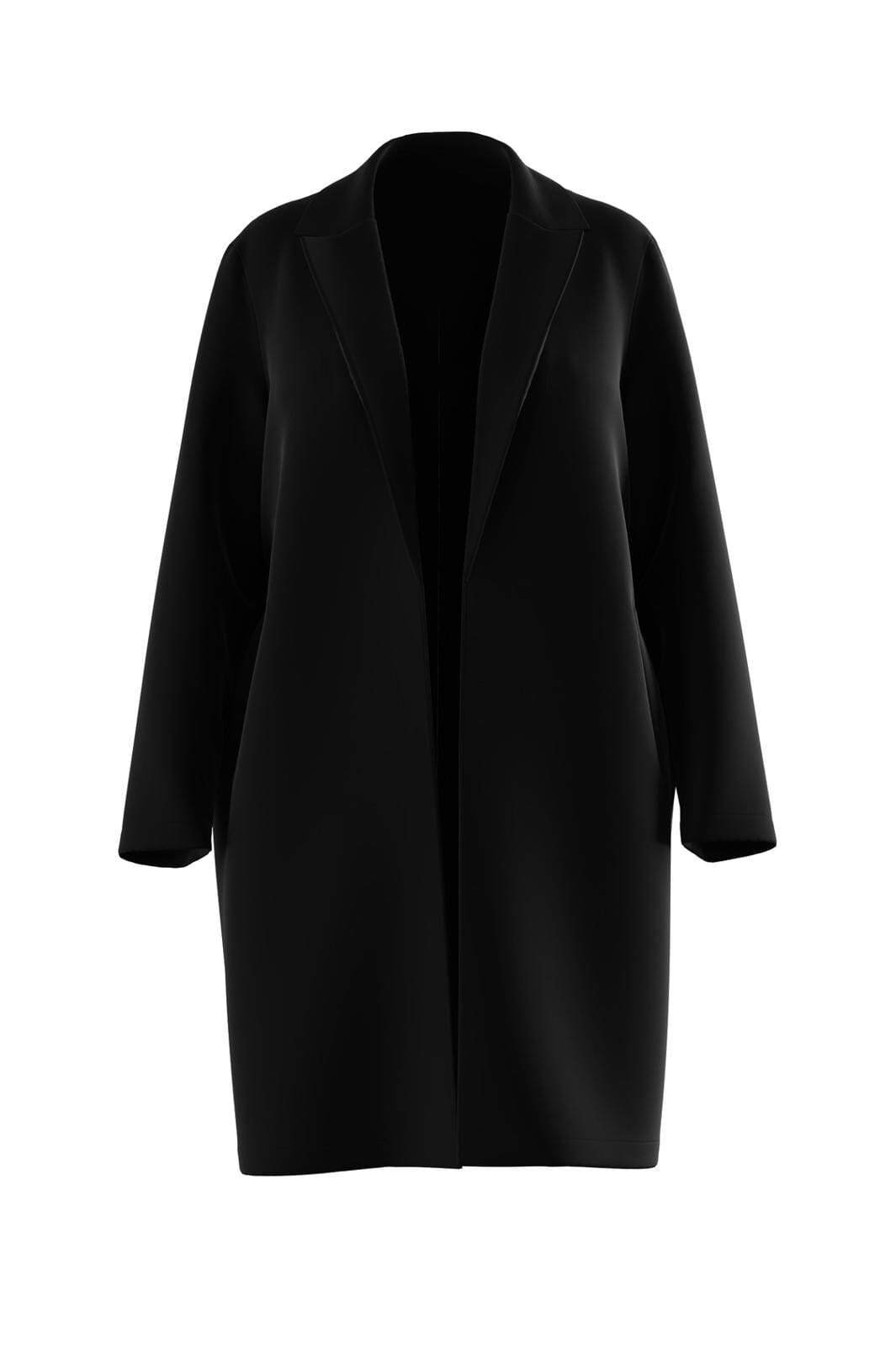 Pieces Curve, Pcnula Ls Blazer Qx, Black