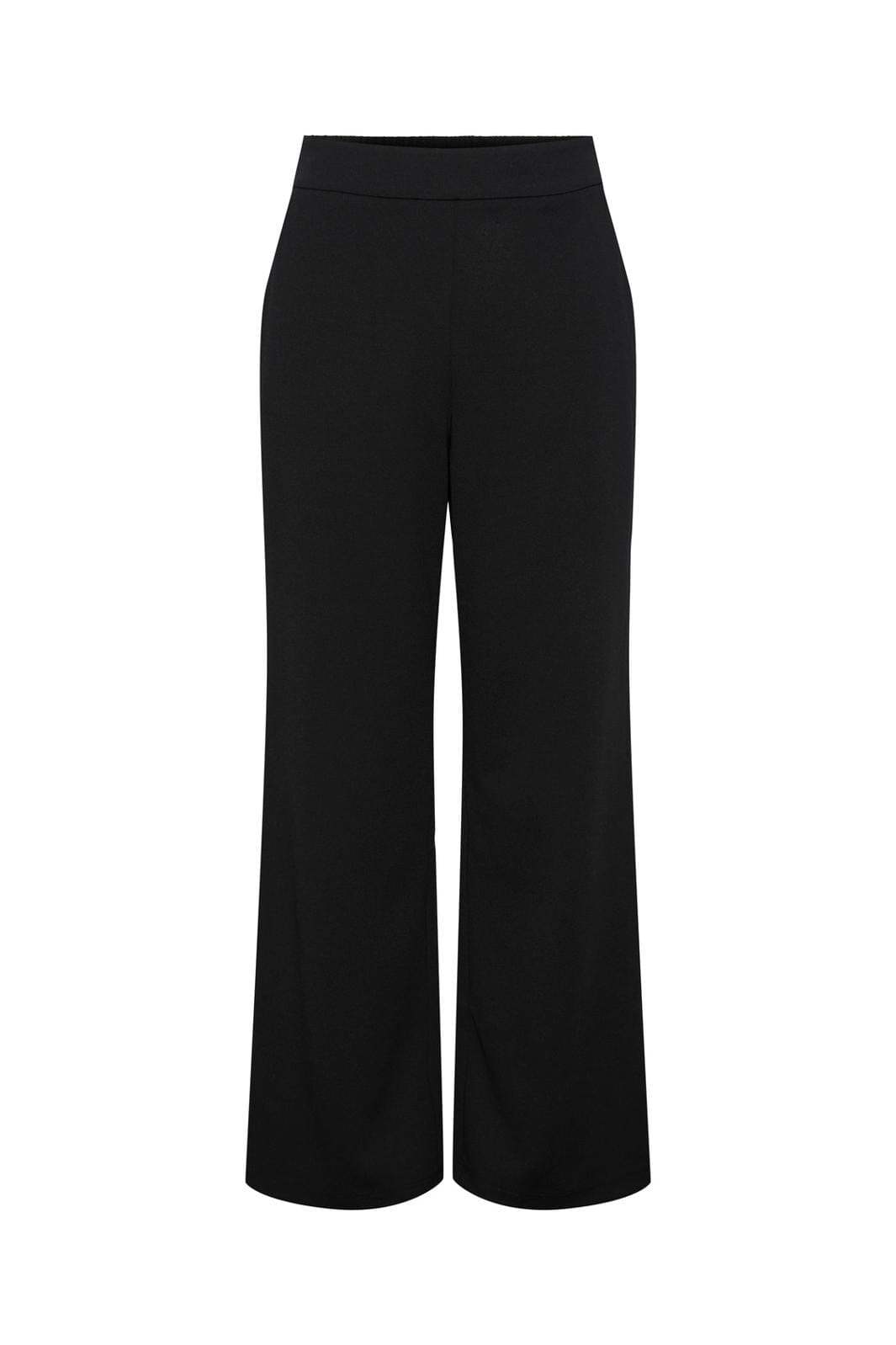 Pieces Curve, Pcnula Hw Wide Pants Qx, Black