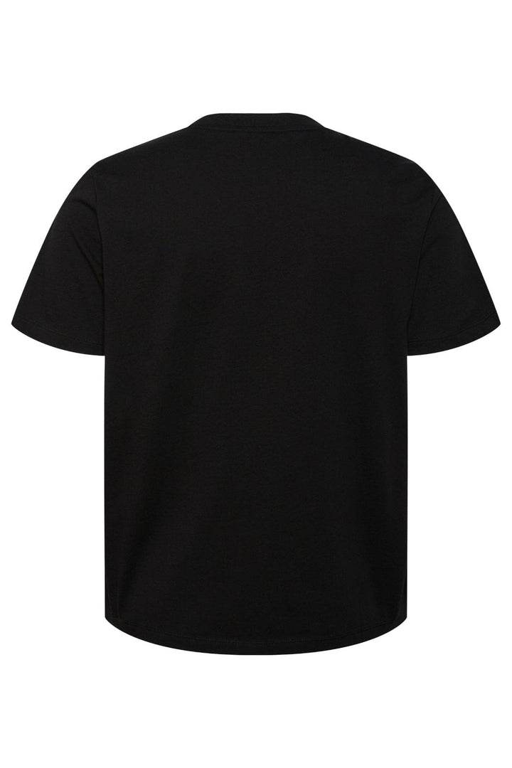 Pieces Curve - Pcria Ss Solid Tee Qx - 4360556 Black T-shirts 