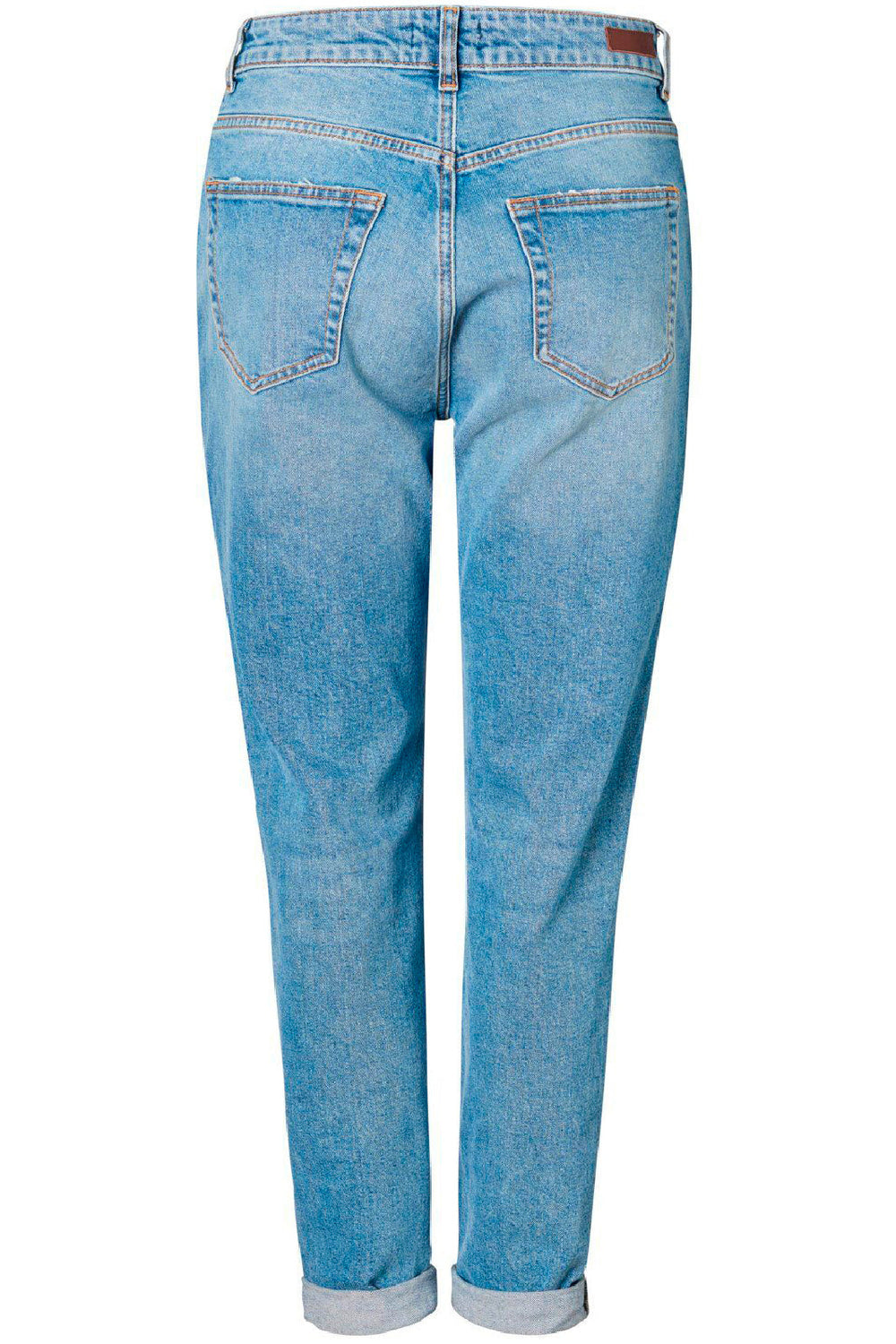Pieces - Leah Mom Ankel - Light Blue Denim Jeans 