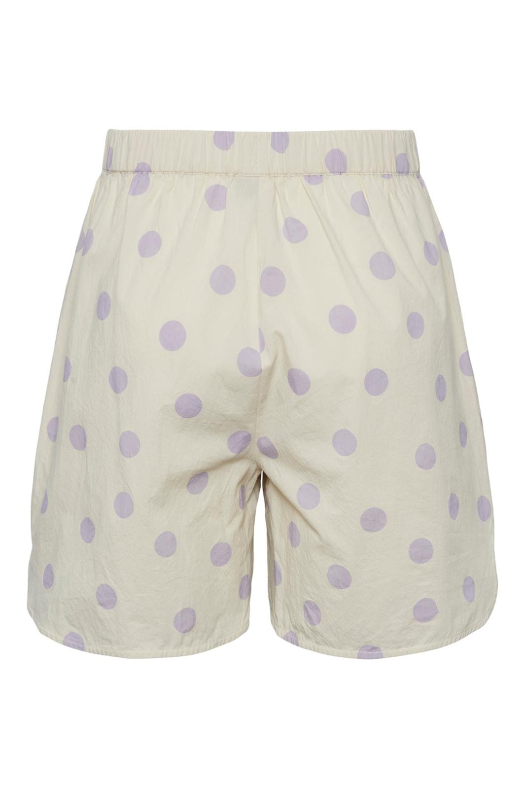 Pieces, Pcaddi Hw Shorts, Cloud Cream LAVENDER DOTS