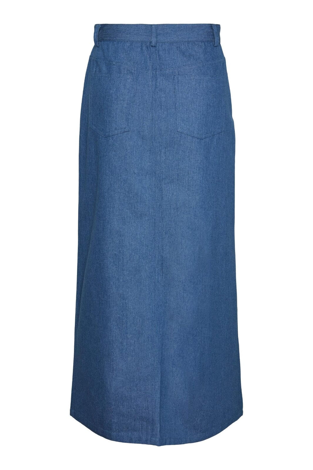 Pieces - Pcasta Long Skirt - 4503122 Medium Blue Denim Nederdele 