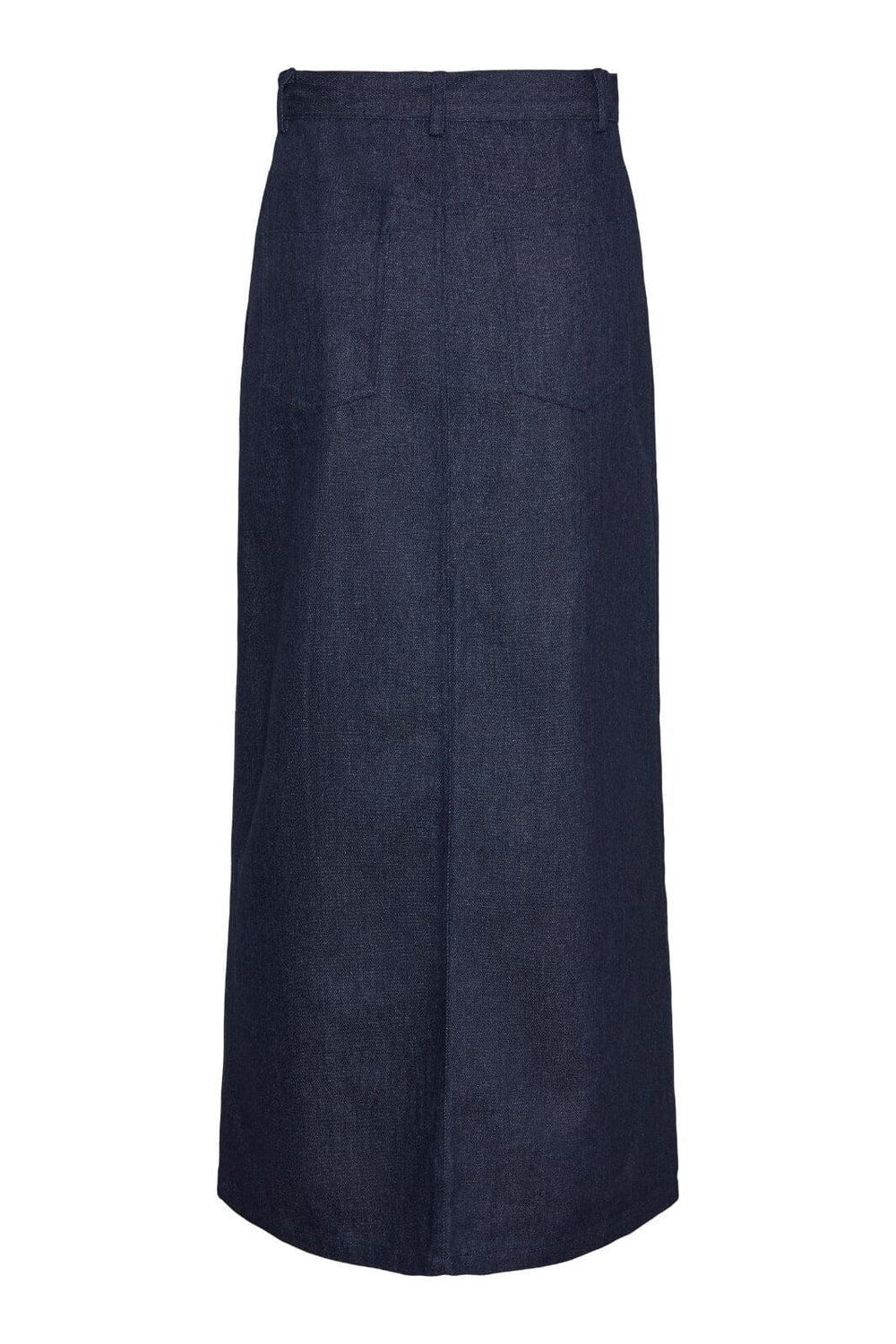 Pieces - Pcasta Long Skirt - 4503123 Dark Blue Denim Nederdele 