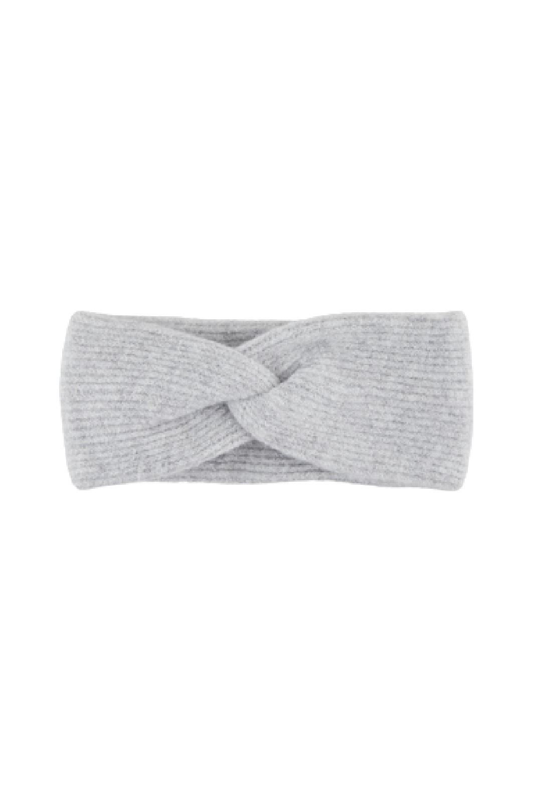 Pieces - Pcbenilla Headband - Light Grey Melange Hårbånd 