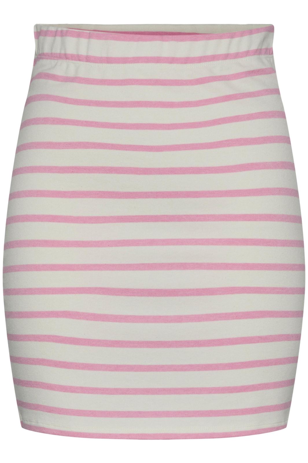 Pieces - Pcbibbi Short Skirt Pb - 4362262 Cloud Dancer Begonia Pink Nederdele 