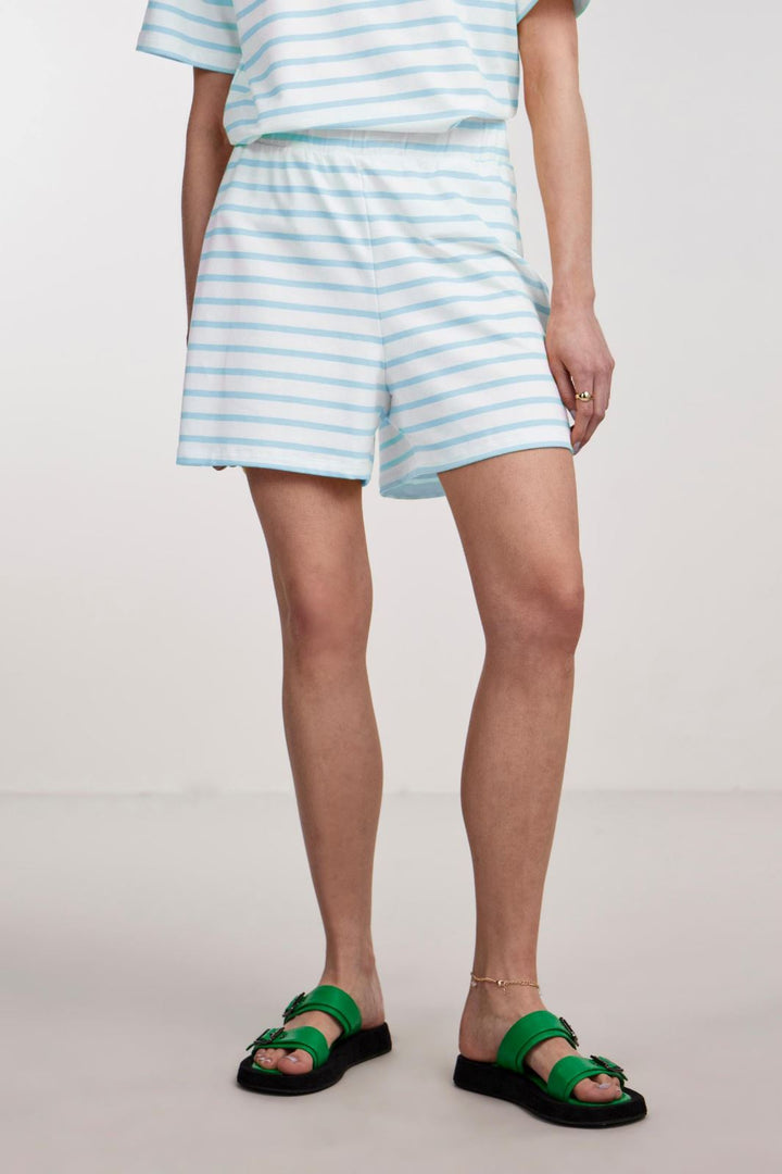 Pieces - Pcbibbi Shorts Pb - 4362235 Cloud Dancer Airy Blue Shorts 