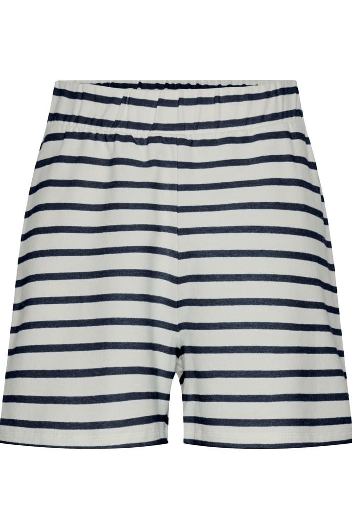 Pieces - Pcbibbi Shorts Pb - 4419805 Cloud Dancer Navy Blazer Shorts 