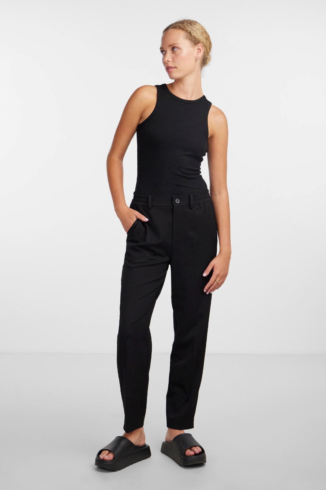 Pieces - Pccamil Ankle Pant - 4456938 Black Bukser 