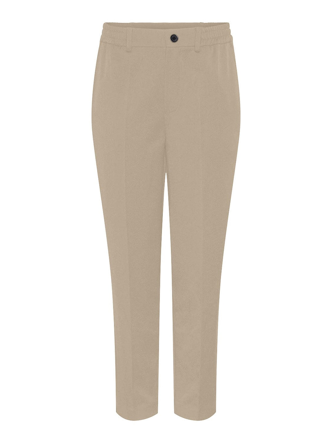 Pieces, Pccamil Hw Ankle Pant, White Pepper