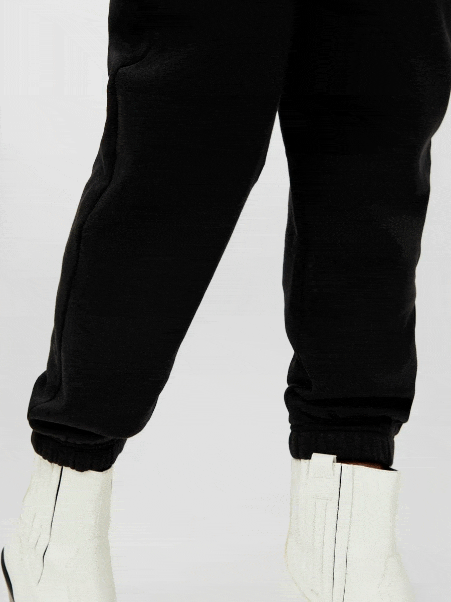 Pieces - PcChilli HW Sweat Pants - Black Sweatpants 