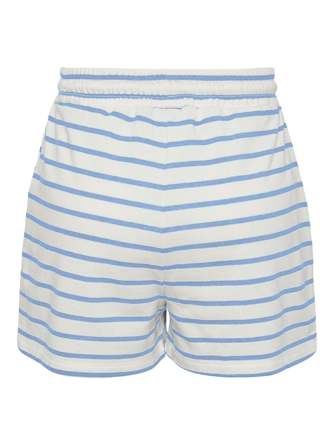Pieces - Pcchilli Summer Shorts Stripe - 4476107 Cloud Dancer Hydrangea Shorts 