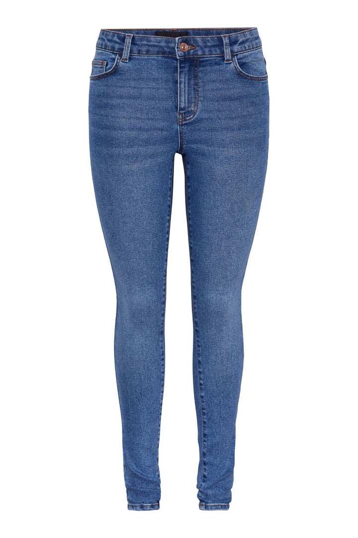 Pieces - Pcdana Skinny Jeans Mb402 - 4438612 Medium Blue Denim Jeans 