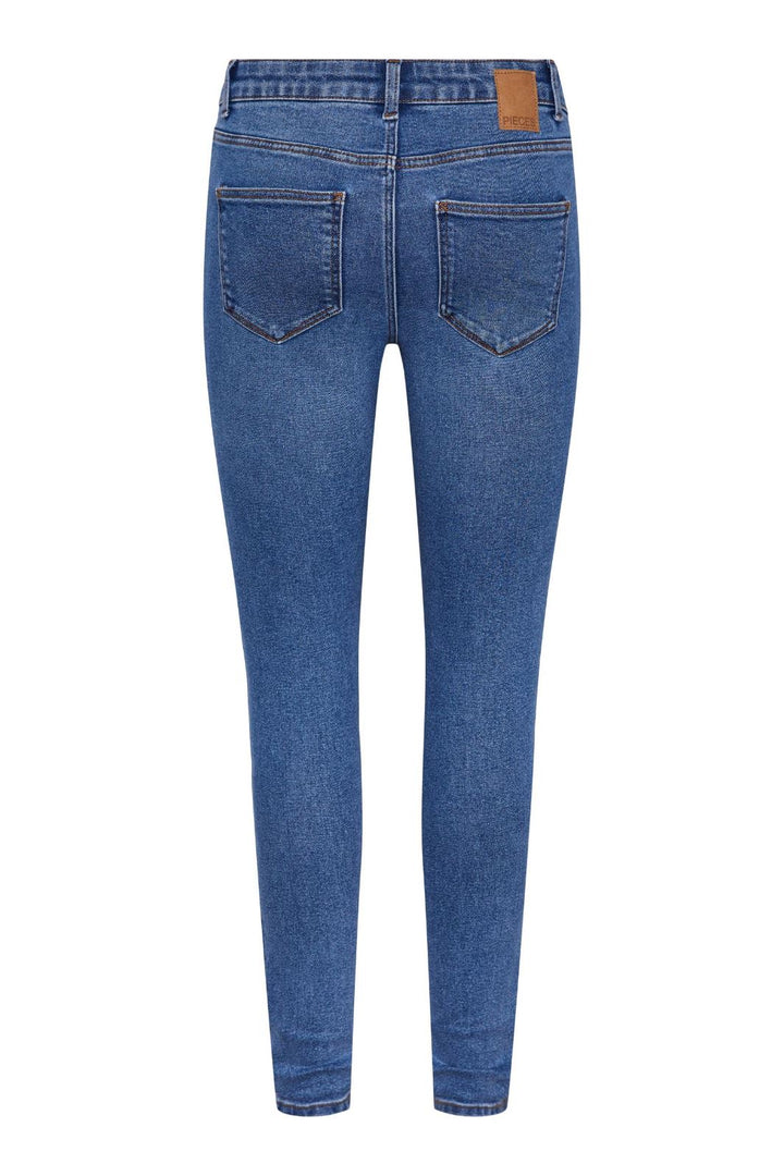Pieces - Pcdana Skinny Jeans Mb402 - 4438612 Medium Blue Denim Jeans 