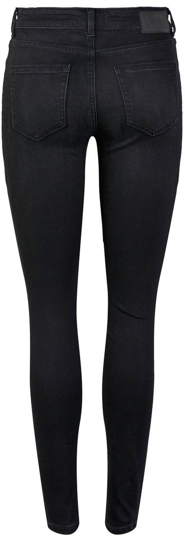 PIECES - PcDelly Skinny MW Jeans "32 - Black Jeans 