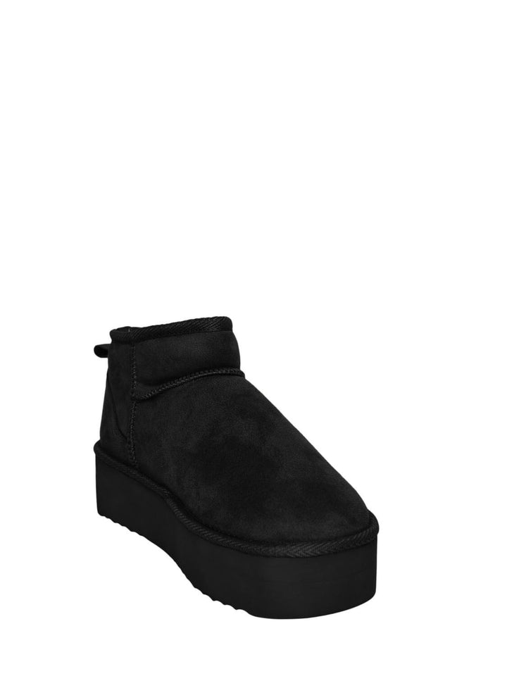 Pieces - Pcemma Plateau Warm Boot - 4377617 Black Sko 