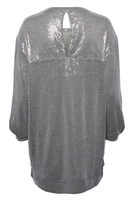 Pieces - Pcemmy Ss Loose Shirt - 4866441 Fuchsia Pink Blue main image 1