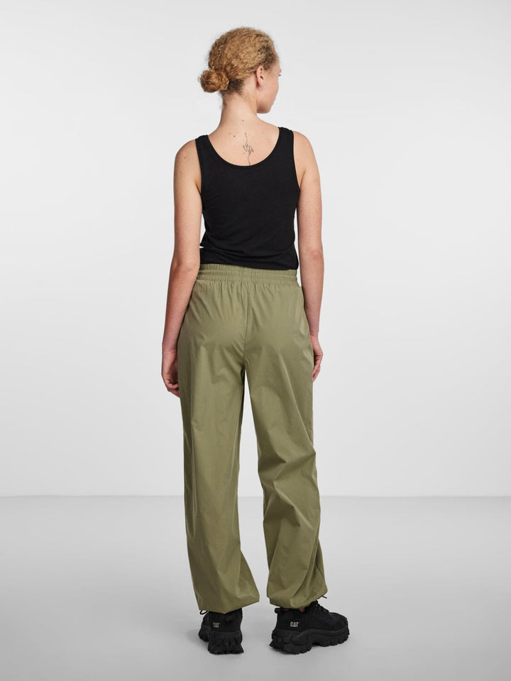 Pieces, Pcfradina Hw Track Pants, Deep Lichen Green