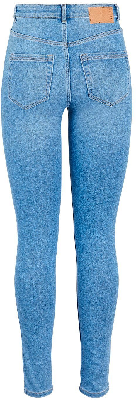 Pieces - PcHighfive Flex Skinny Jeans - Light Blue Denim Jeans 