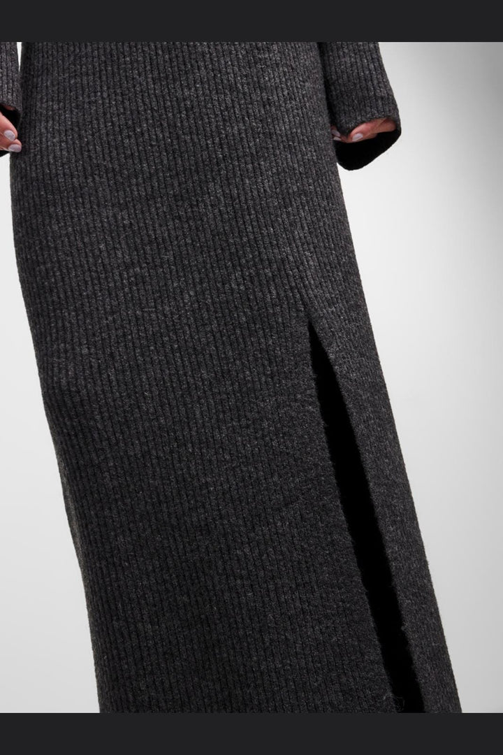 Pieces, Pcjuna Hw Ankle Knit Skirt, Magnet