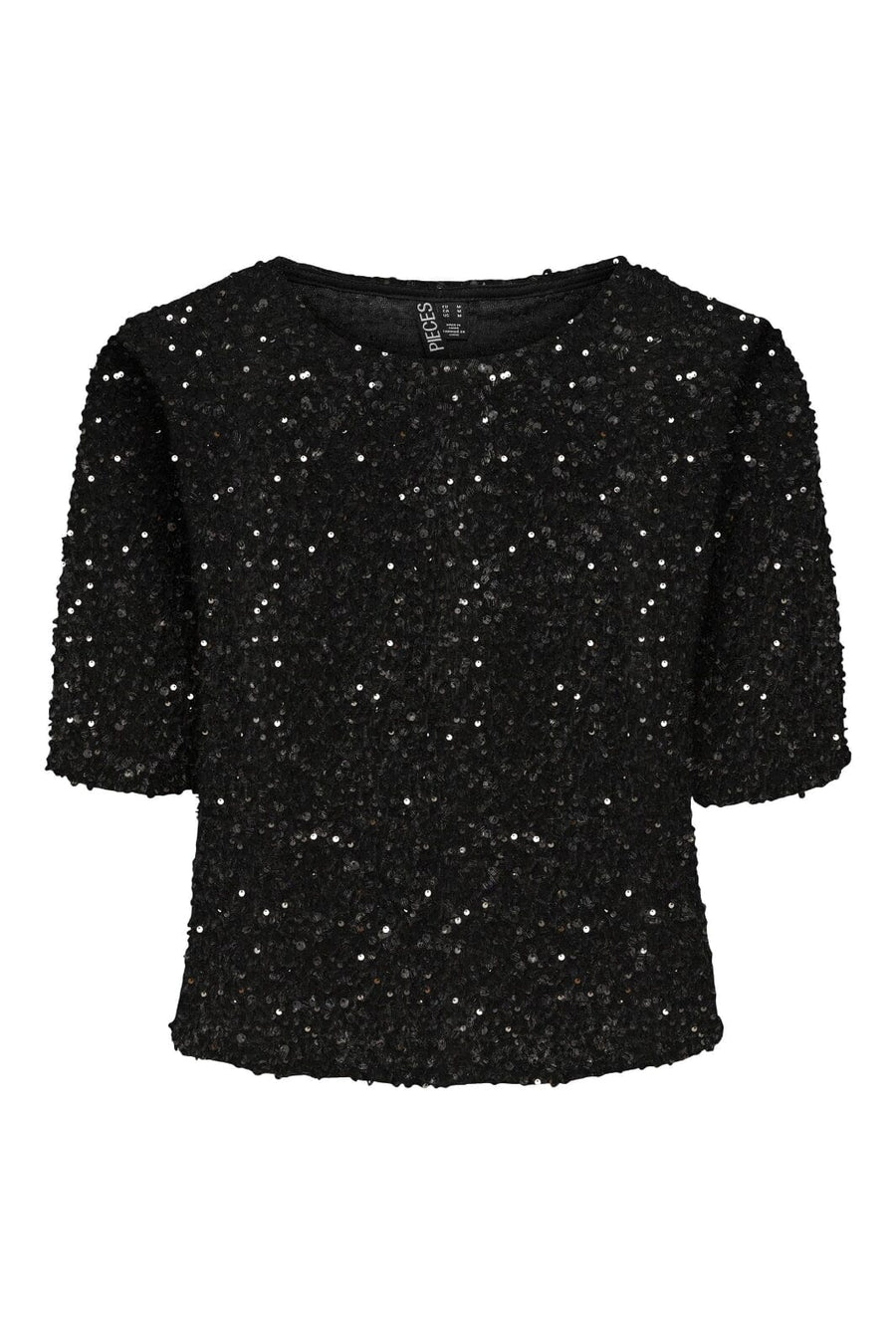 Pieces dam top PCKAM - Black Silver main image 0