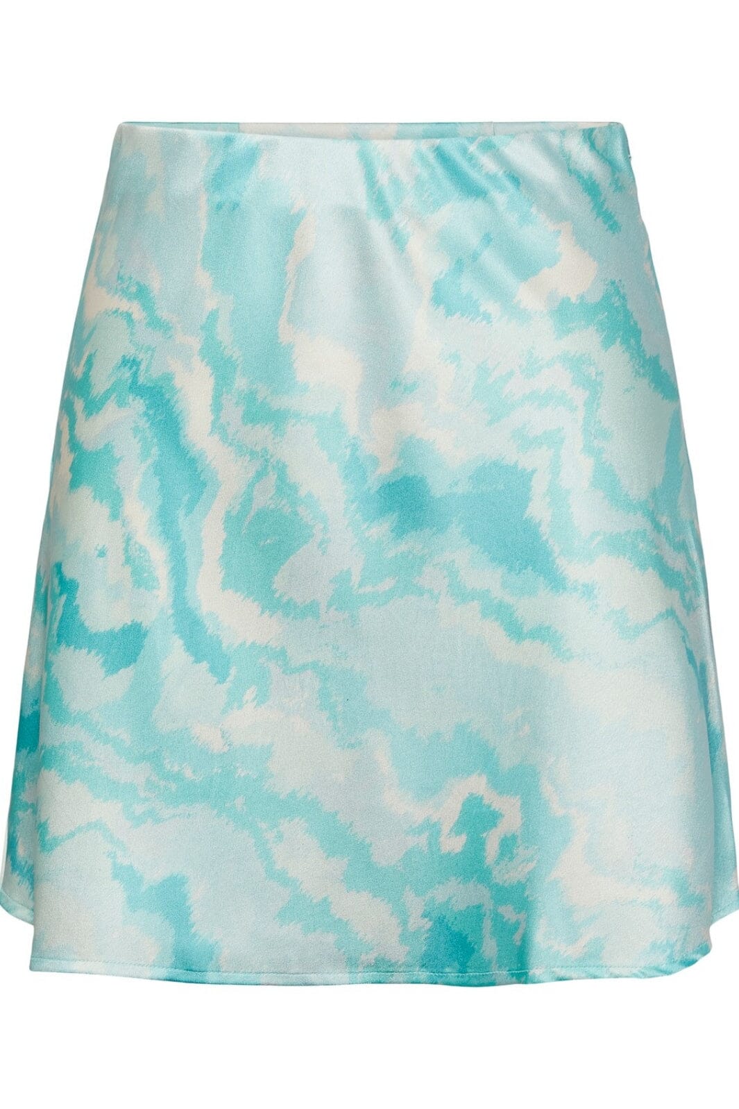 Pieces - Pckerra Mini Skirt - Blue Atoll Graphic Nederdele 