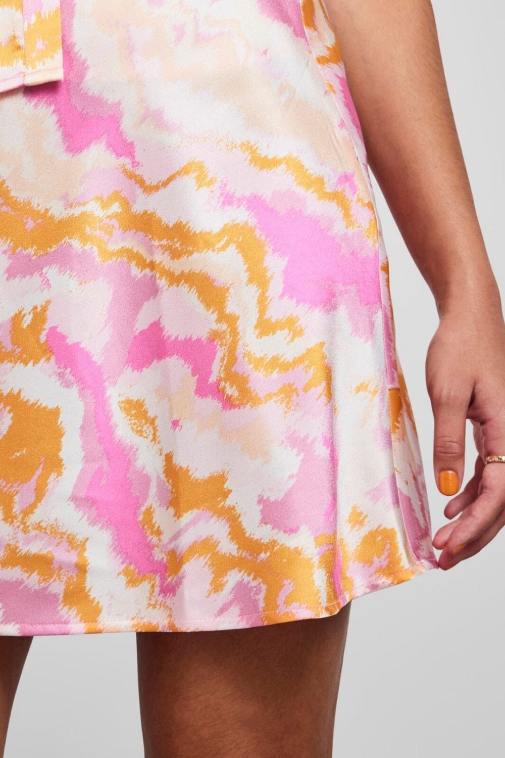 Pieces - Pckerra Mini Skirt - Pink Lady Graphic Nederdele 