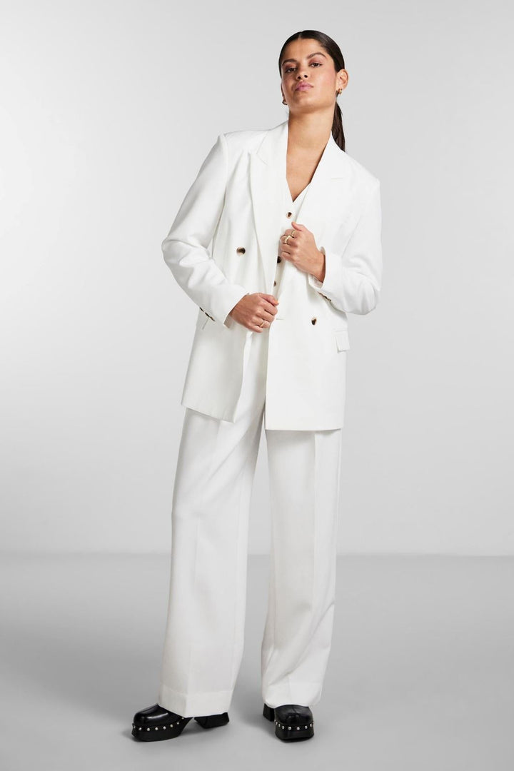 Pieces - Pckyza Oversized Blazer - Cloud Dancer Blazere 