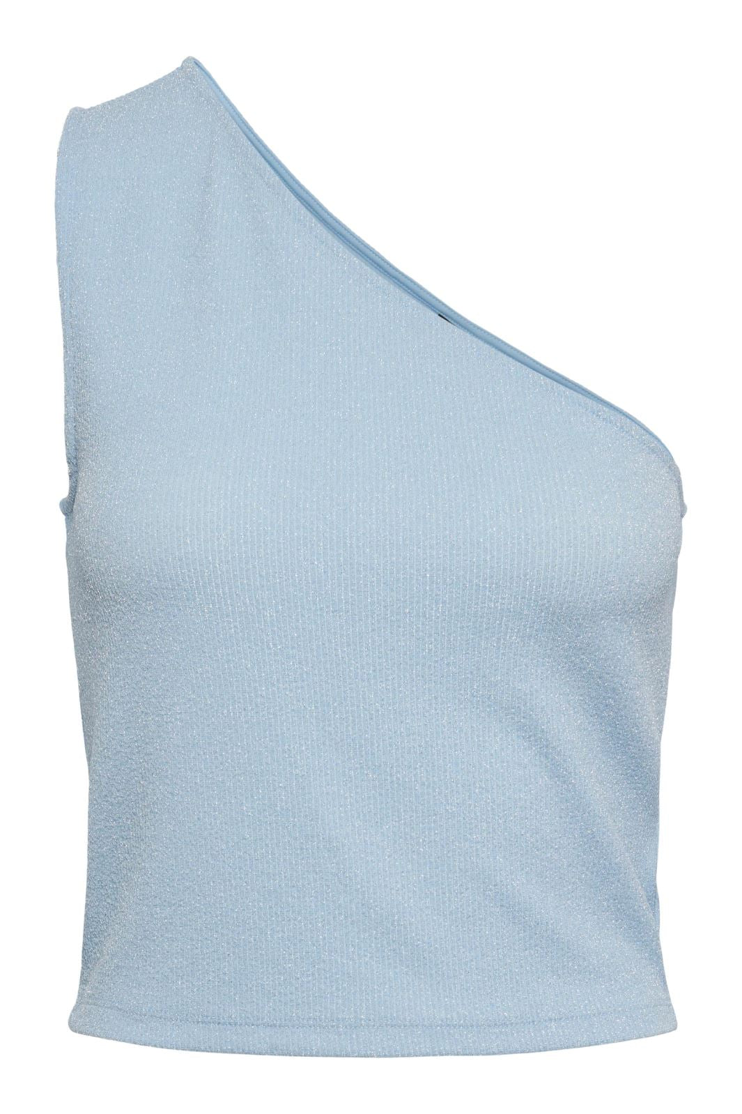Pieces - Pclina One Shoulder Top - Airy Blue Toppe 