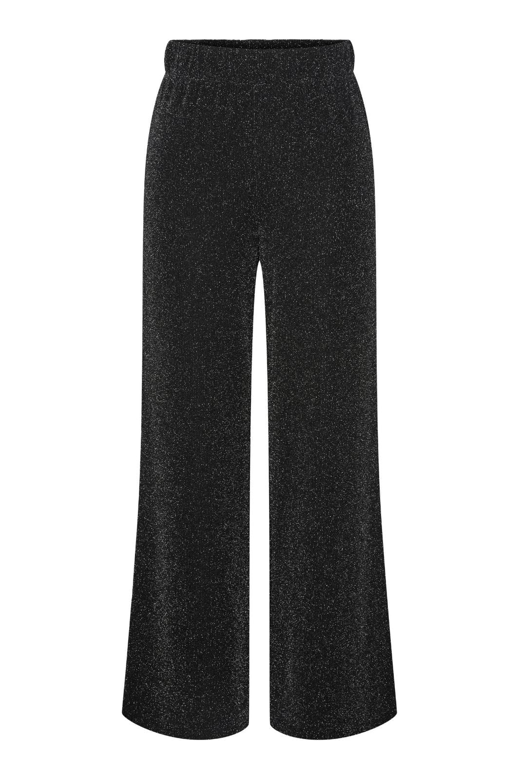 Pieces - Pclina Wide Pants - Black Bukser 