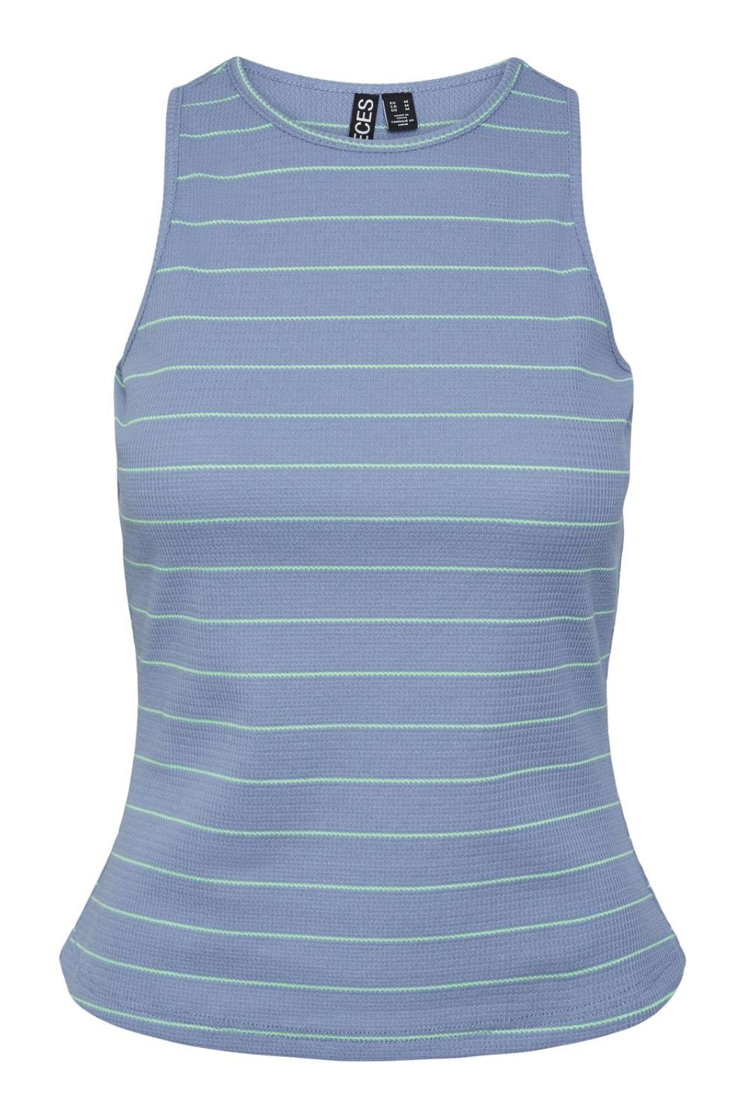 Pieces - Pcmelanie Sl Tank Top - 4403033 Cornflower Blue Ice Green Toppe 