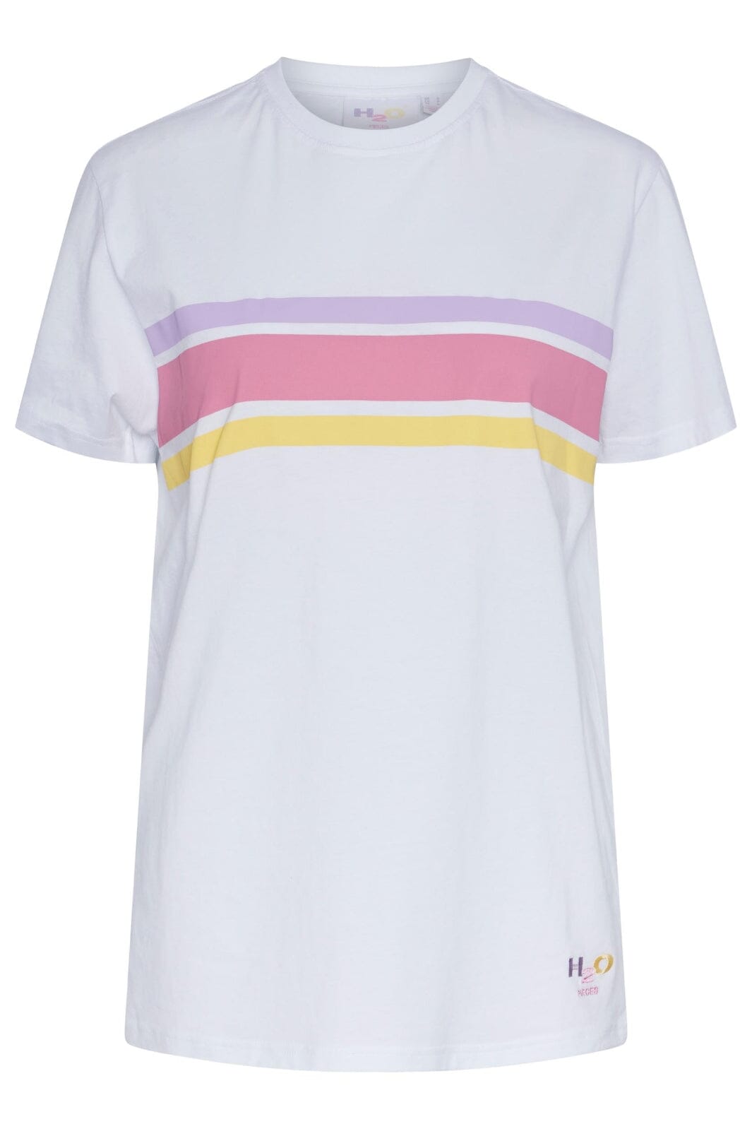 Pieces - Pcmixtape Ss Tee H2O - 4420450 Bright White H2O T-shirts 