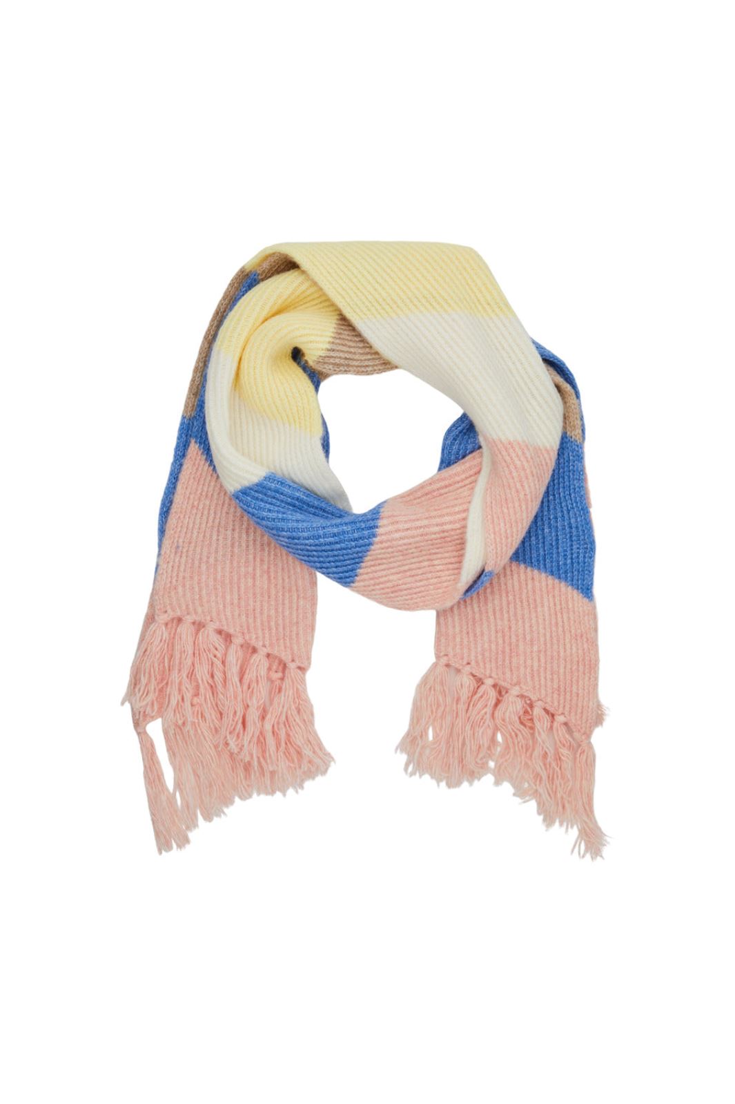 Pieces - Pcnaomi Long Scarf - Mazarine Blue Tørklæder 