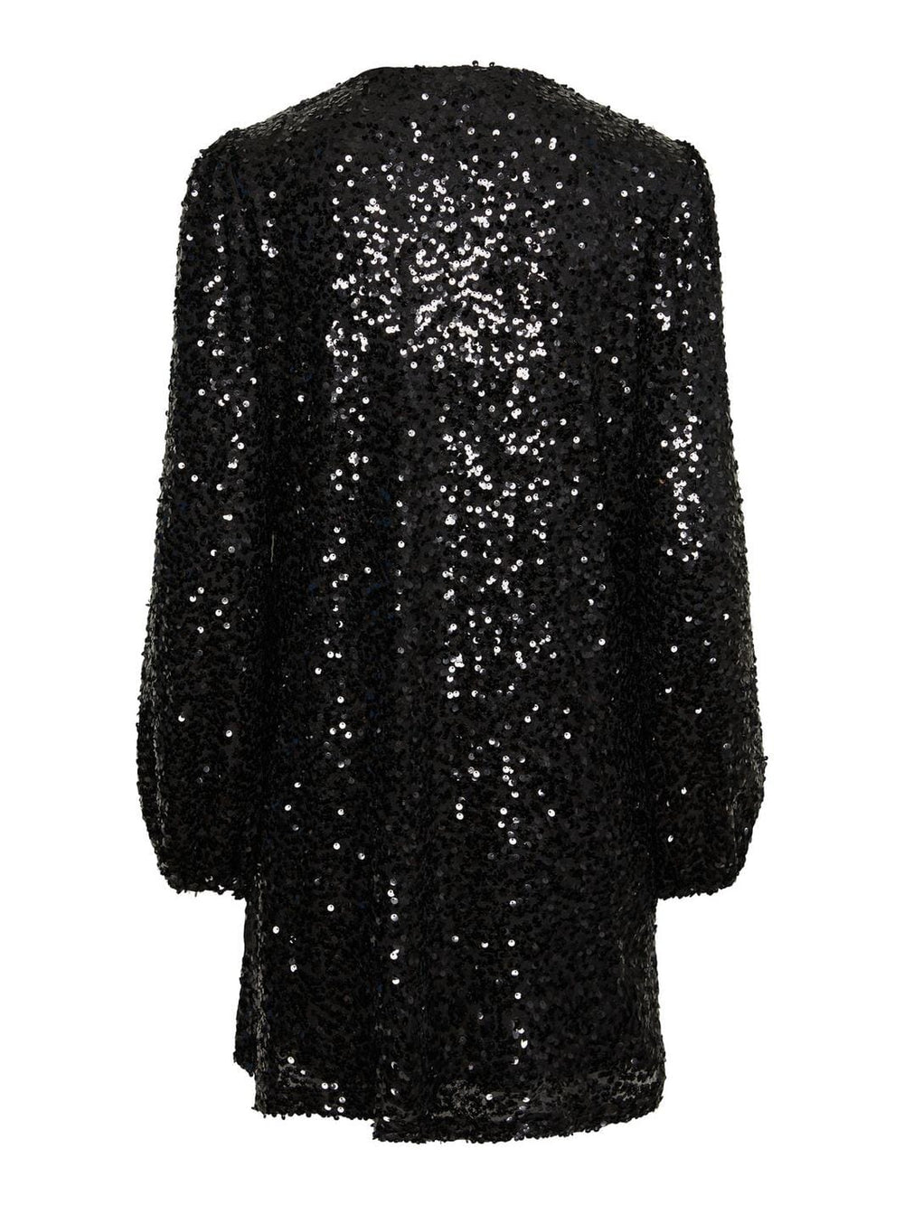 Pieces - Pcnima Ls V-Neck Dress - 4509828 Black Sequins