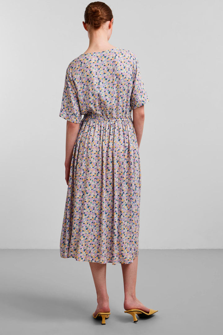 Pieces - Pcnya Ss Midi Dress Bf - Apricot Cream Kjoler 