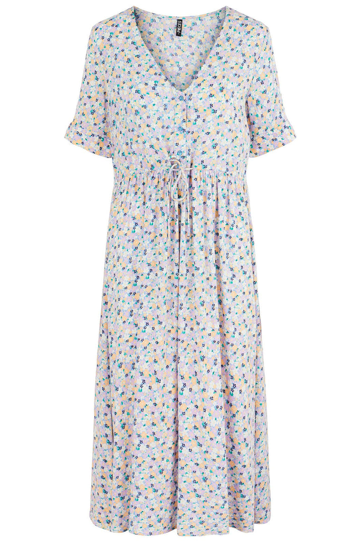 Pieces - Pcnya Ss Midi Dress Bf - Apricot Cream Kjoler 