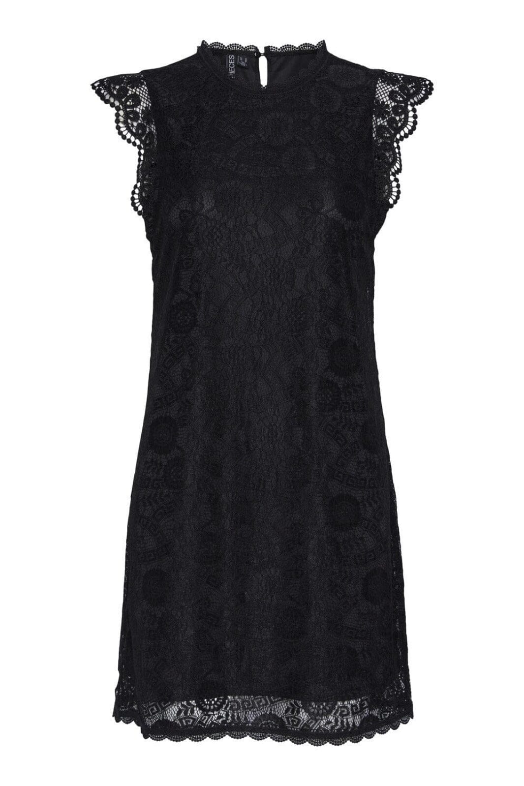 Pieces - Pcolline Sl Lace Dress - 4397057 Black Kjoler 