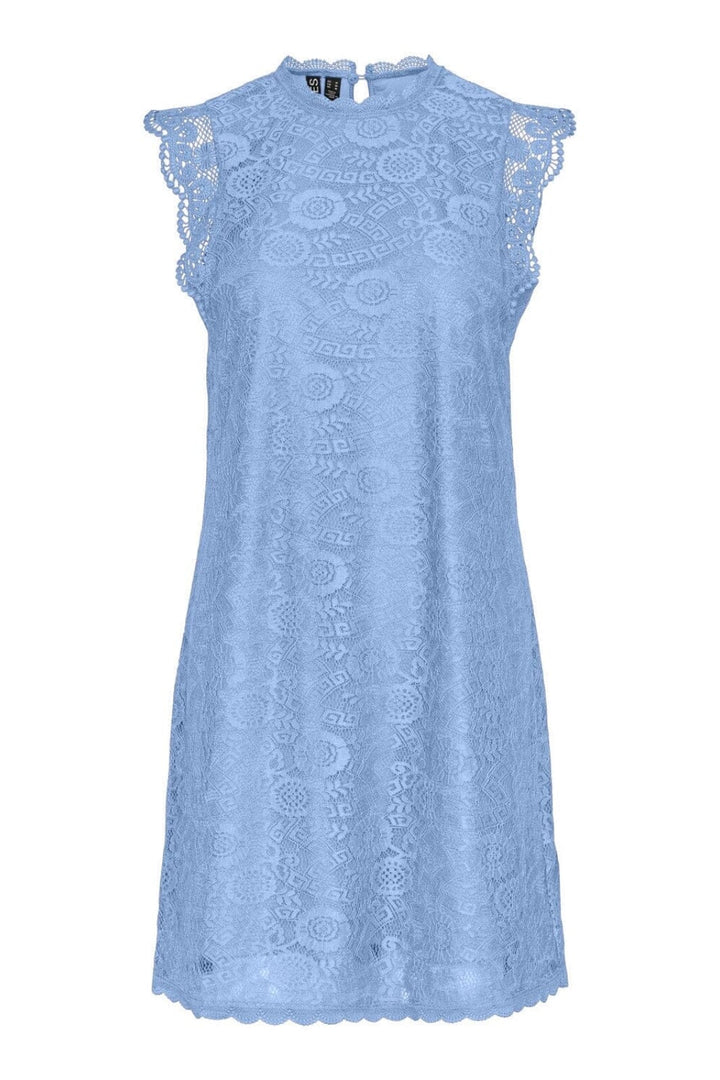 Pieces - Pcolline Sl Lace Dress - 4479965 Hydrangea Kjoler 