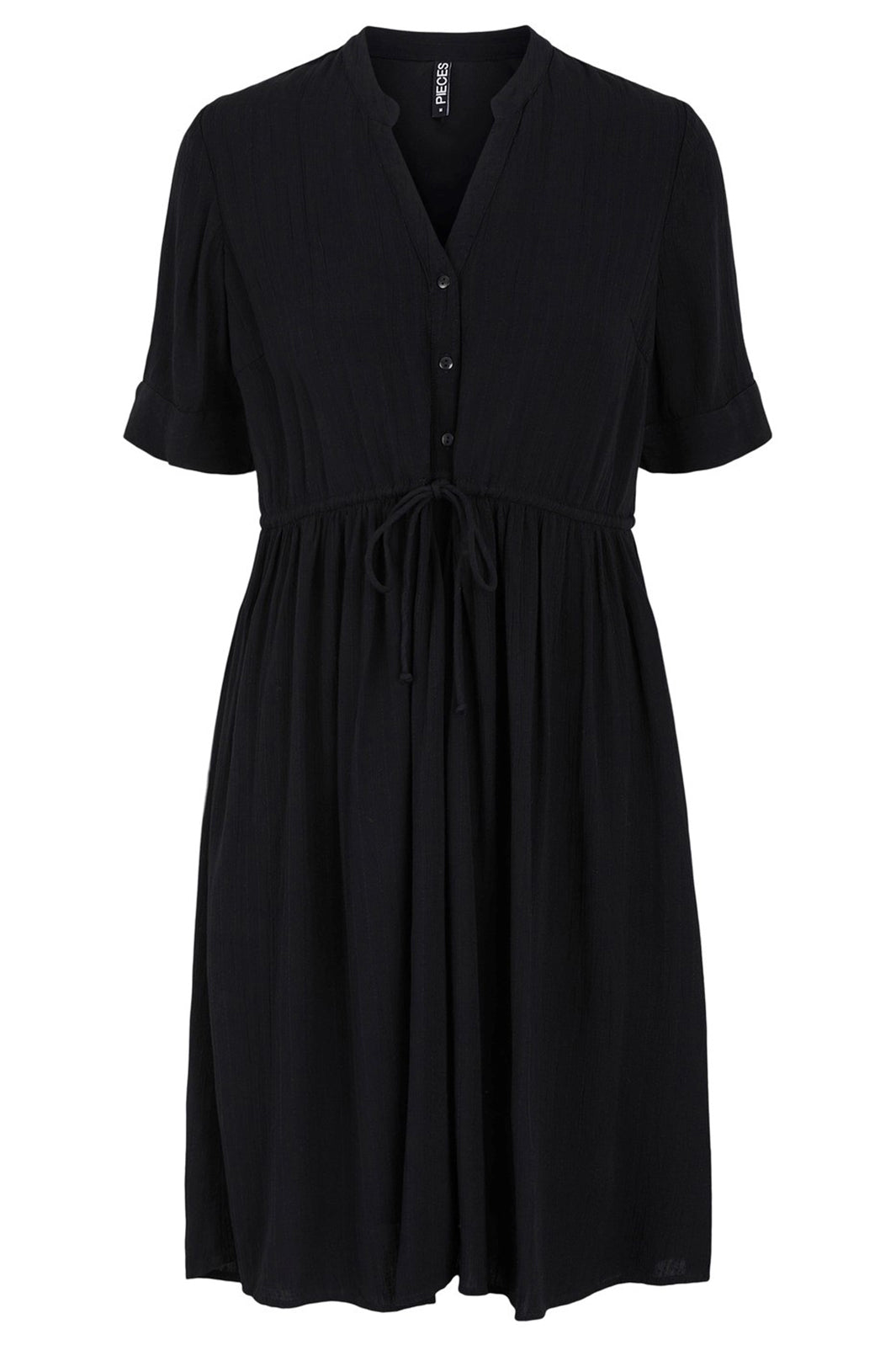 Pieces - PcOtena SS Dress - Black Kjoler 