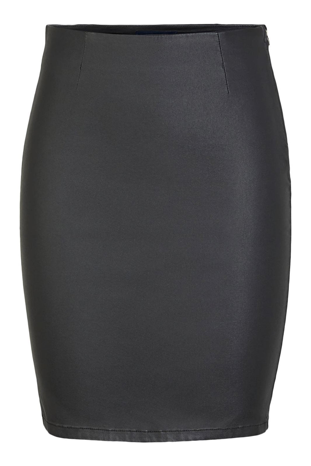 Pieces - Pcparo Hw Coated Skirt - Black Nederdele 