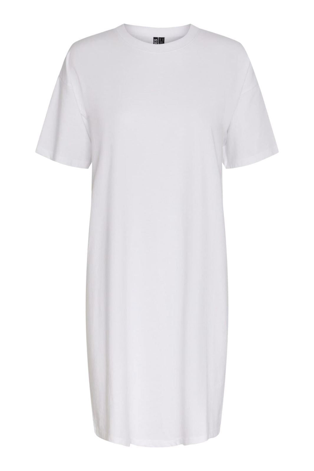Pieces - Pcria Ss Dress - 4476702 Bright White Kjoler 