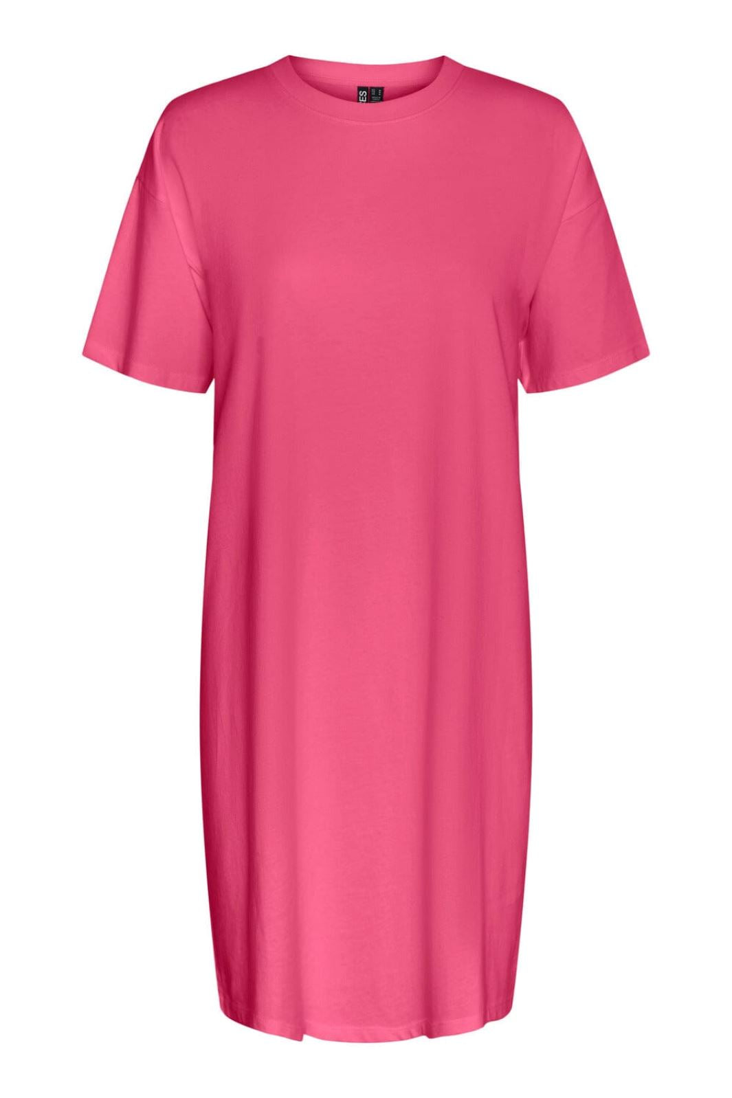 Pieces - Pcria Ss Dress - 4476705 Hot Pink Kjoler 