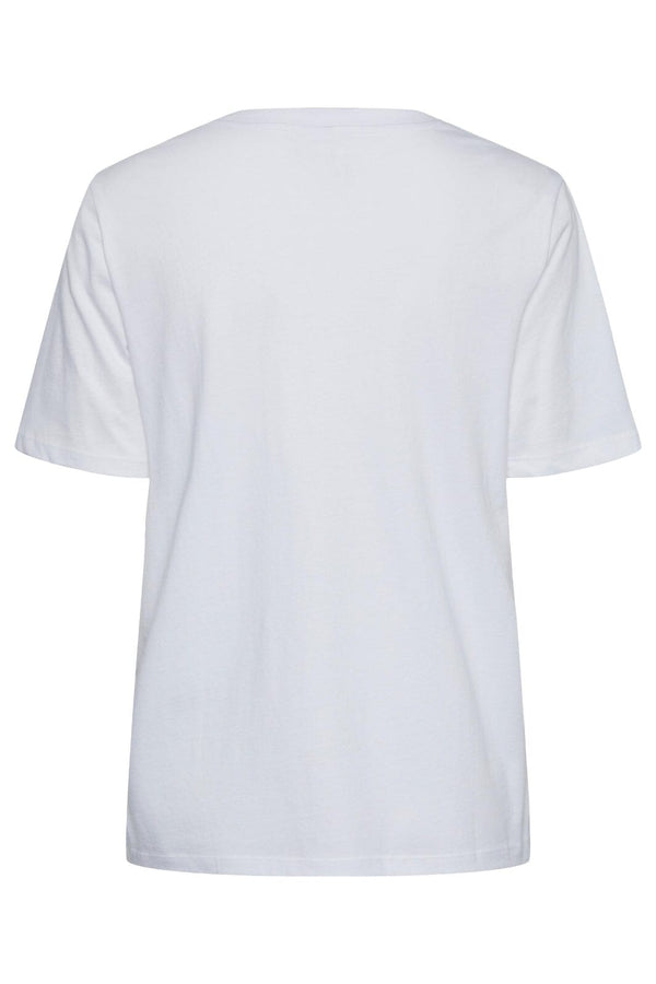 Pieces - Pcria Ss Solid Tee - 4280157 Bright White T-shirts 