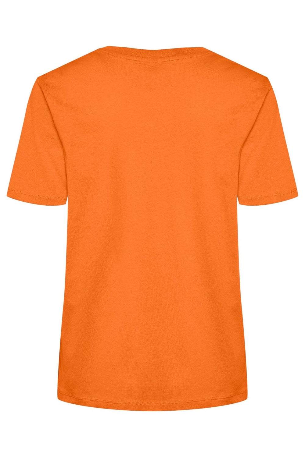 Pieces - Pcria Ss Solid Tee - 4280165 Persimmon Orange T-shirts 
