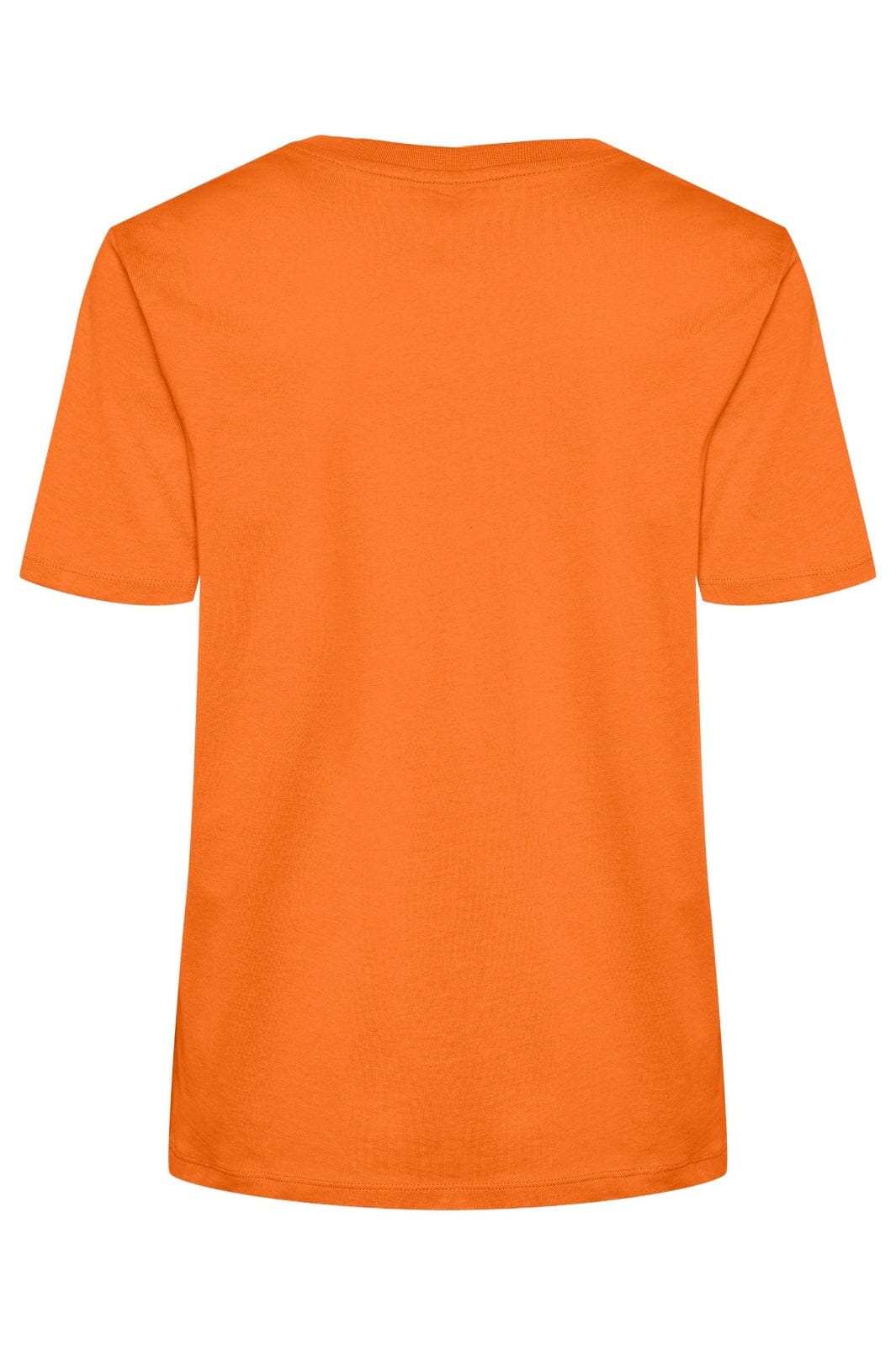 Pieces - Pcria Ss Solid Tee - 4280165 Persimmon Orange T-shirts 