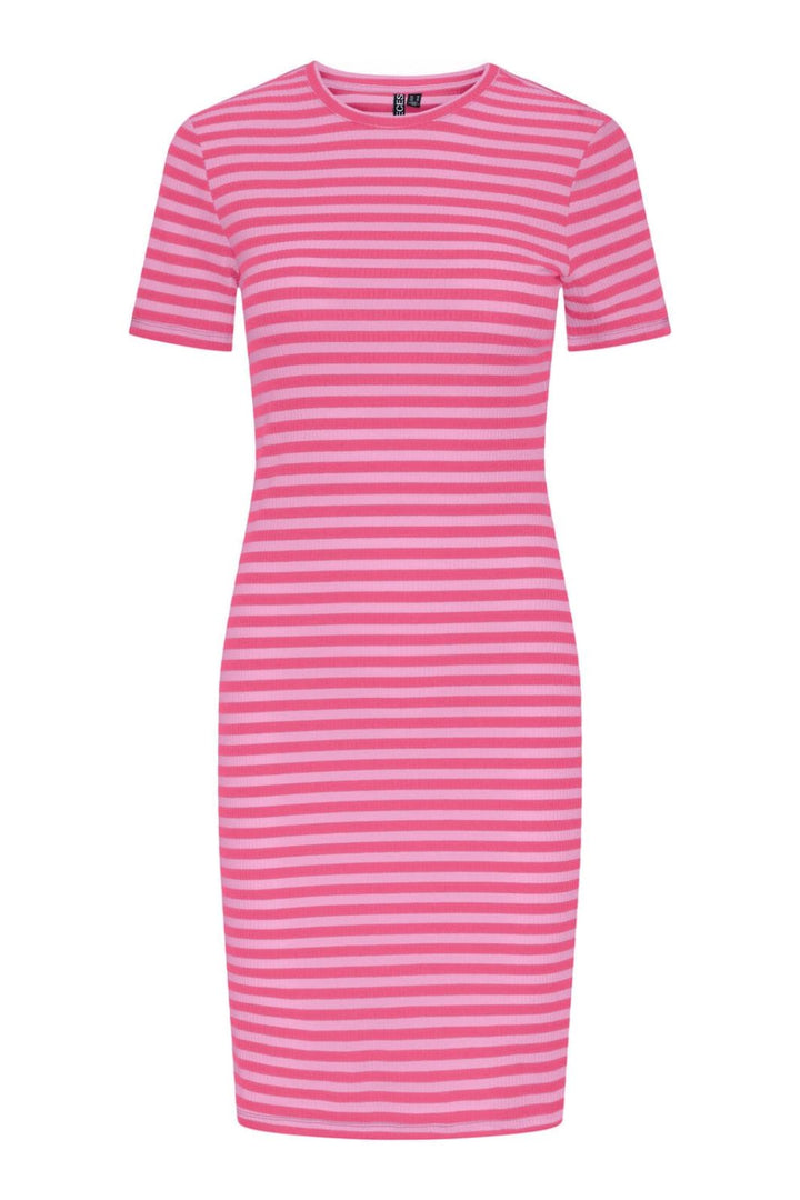 Pieces - Pcruka Ss Dress - 4484667 Hot Pink pastel lavender Kjoler 