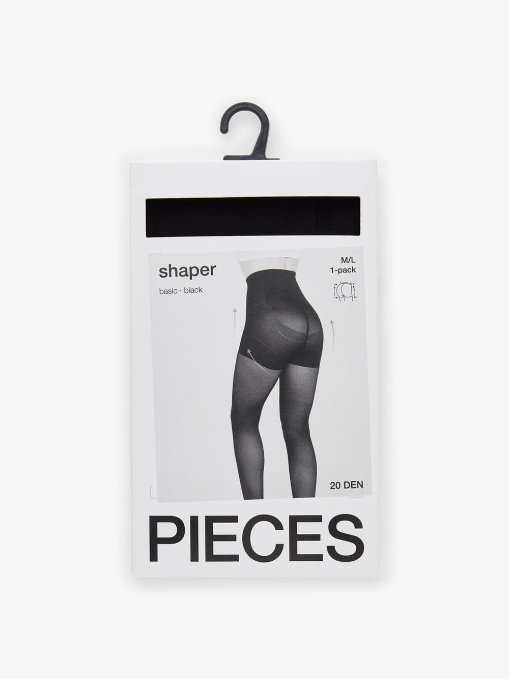 Pieces - PcShaper 20 DEN Tights Noos - Black Strømpebukser 