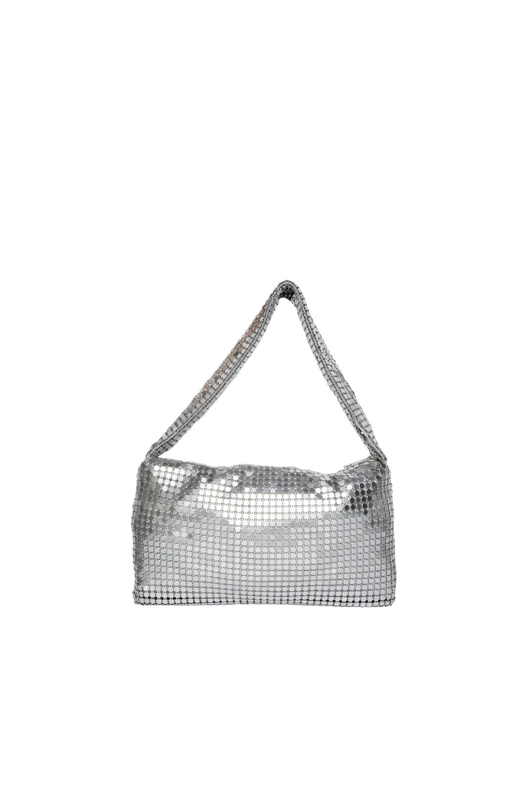 Pieces, Pcsmilla Metal Shoulder Bag, Silver