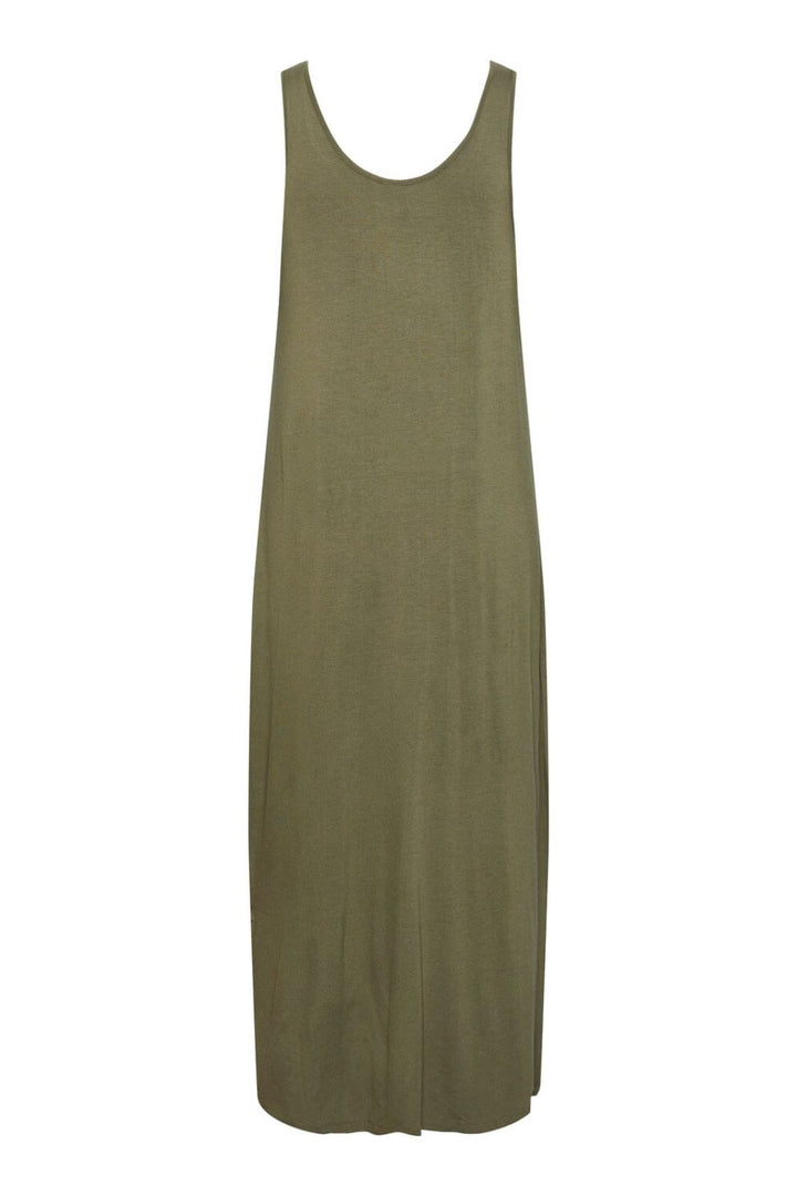 Pieces - Pcsofia Tank Ankle Dress - 4401325 Deep Lichen Green Kjoler 