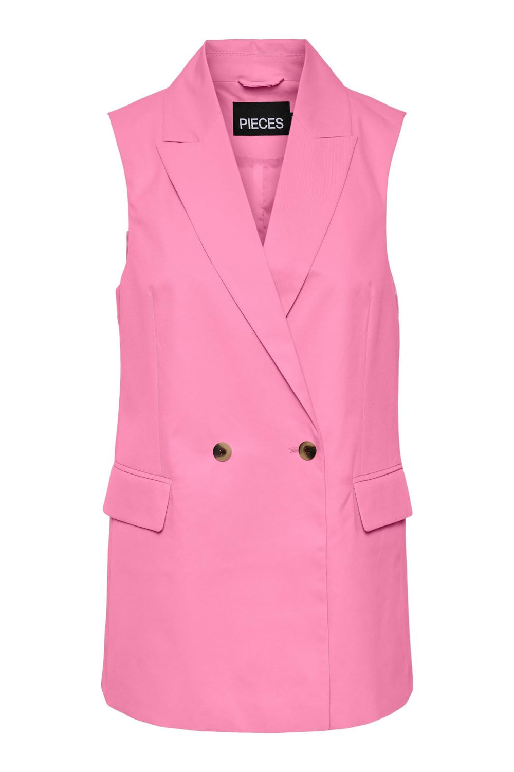 Pieces - Pctally Blazer Vest - Begonia Pink Veste 